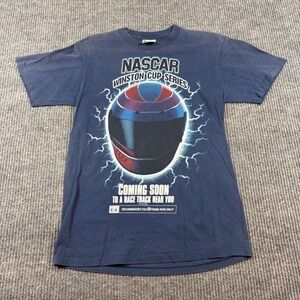 Vintage Oneidta Shirt Men's M 1997 NASCAR Winston Cup Series Navy Blue Thunder